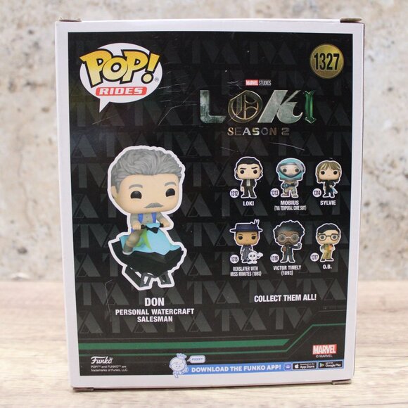 Funko Pop Marvel Don Jet Ski Target Exclusive #1327 Pop Rides Loki Season 2 NEW - Picture 4 of 7